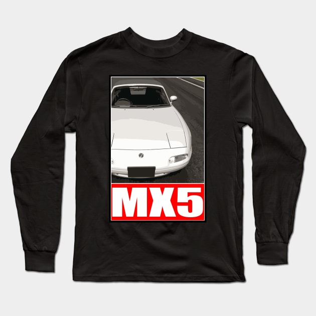 Mx5 Long Sleeve T-Shirt by 5thmonkey